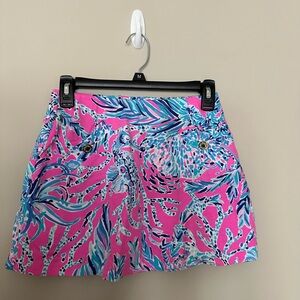 Lilly Pulitzer Pink Tropical Skirt
